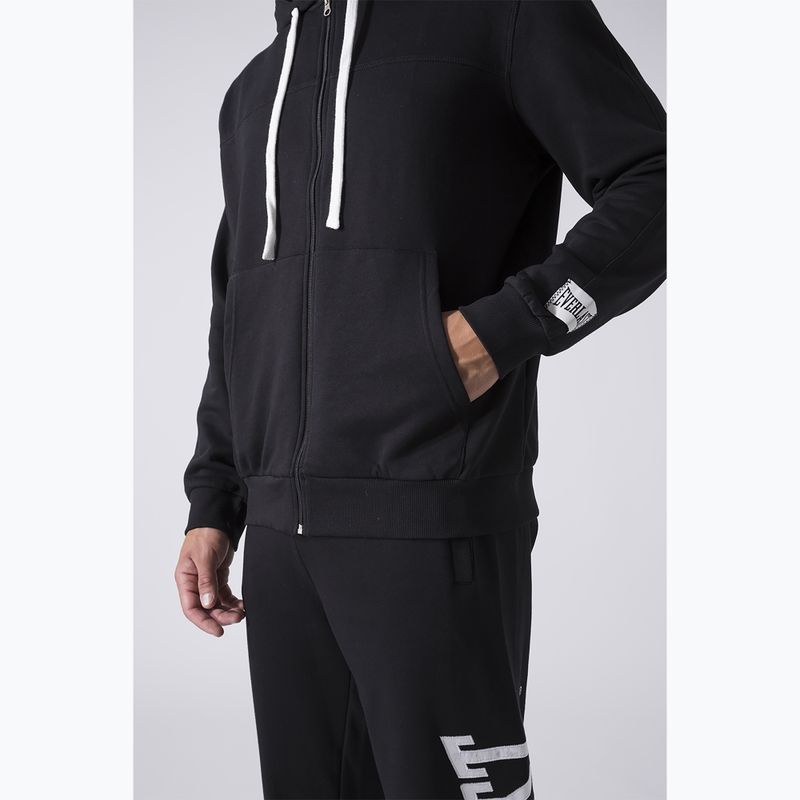 Sweatshirt Hoodie Herren Everlast Exclusive Full Zip black 5