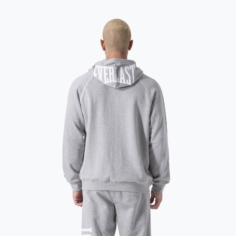 Sweatshirt Hoodie Herren Everlast Exclusive Full Zip grey/melange 3
