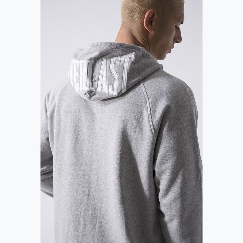Sweatshirt Hoodie Herren Everlast Exclusive Full Zip grey/melange 4
