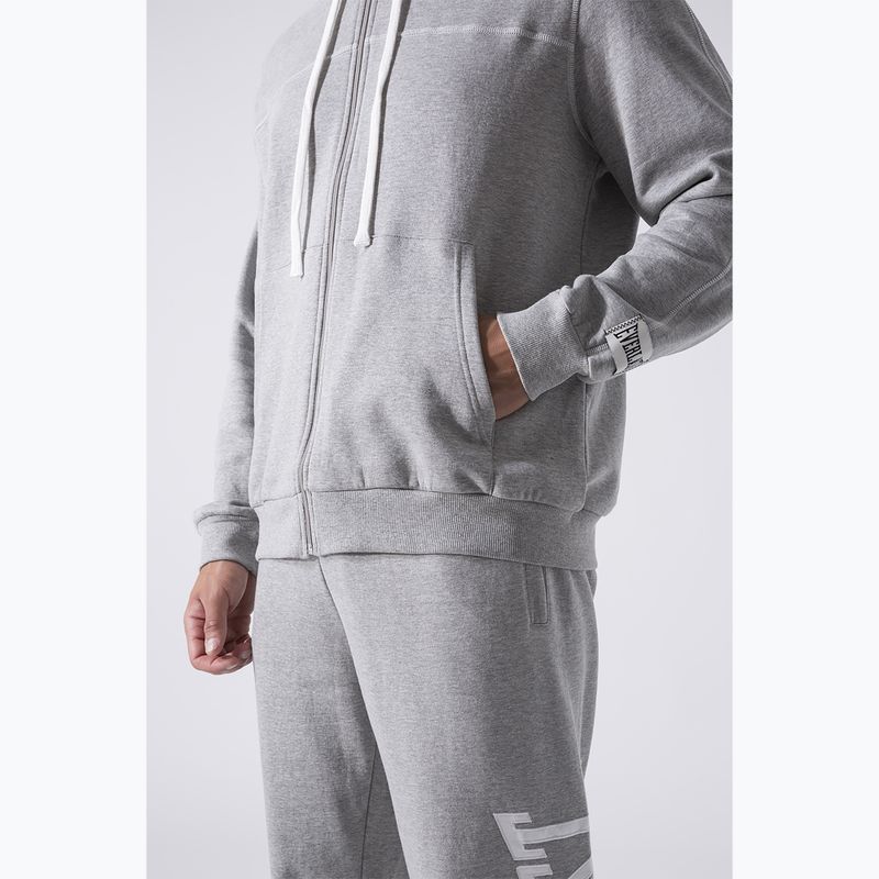 Sweatshirt Hoodie Herren Everlast Exclusive Full Zip grey/melange 5