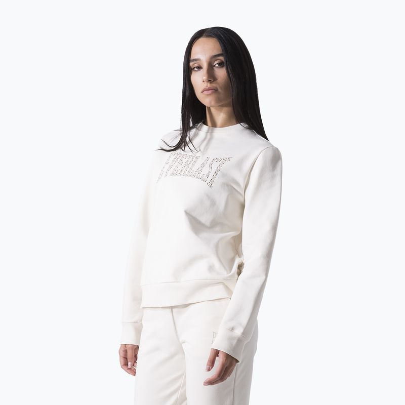 Sweatshirt Hoodie Damen Everlast Leisure Crewneck dusty white 3