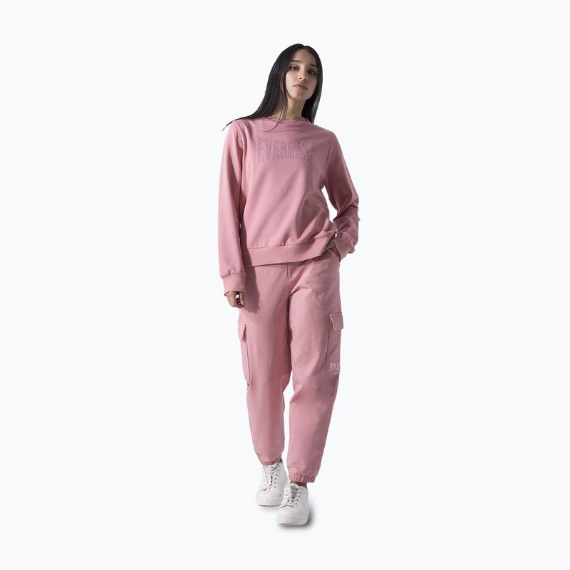 Sweatshirt Hoodie Damen Everlast Leisure Crewneck mauve 2