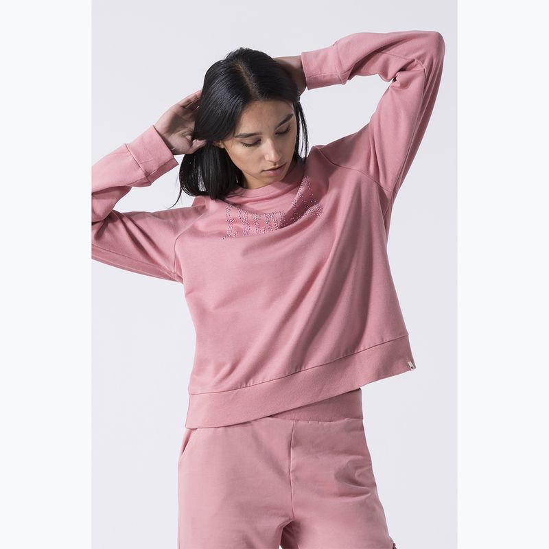 Sweatshirt Hoodie Damen Everlast Leisure Crewneck mauve 3
