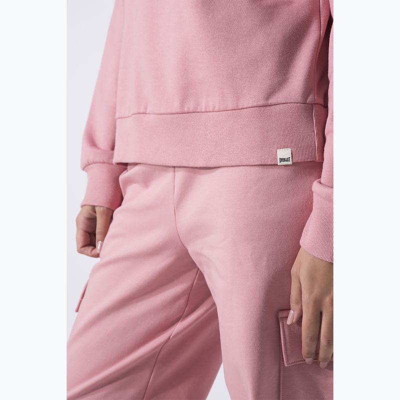 Sweatshirt Hoodie Damen Everlast Leisure Crewneck mauve 5