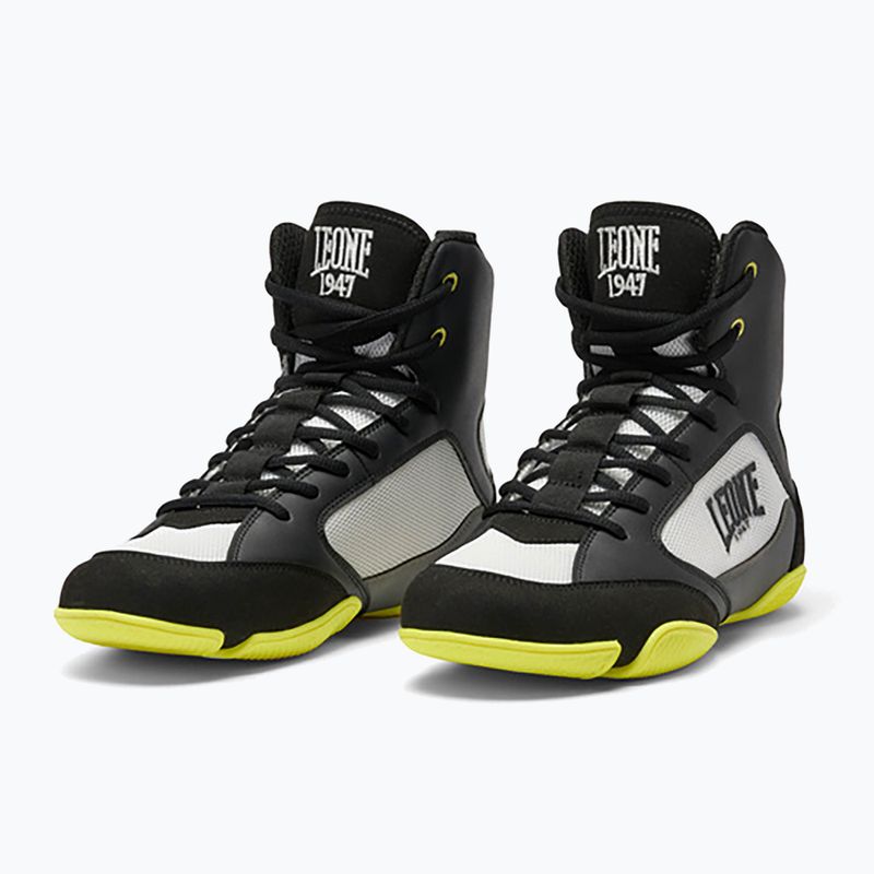 Boxschuhe LEONE 1947 Premium Boxing black/lime/black/lime 2