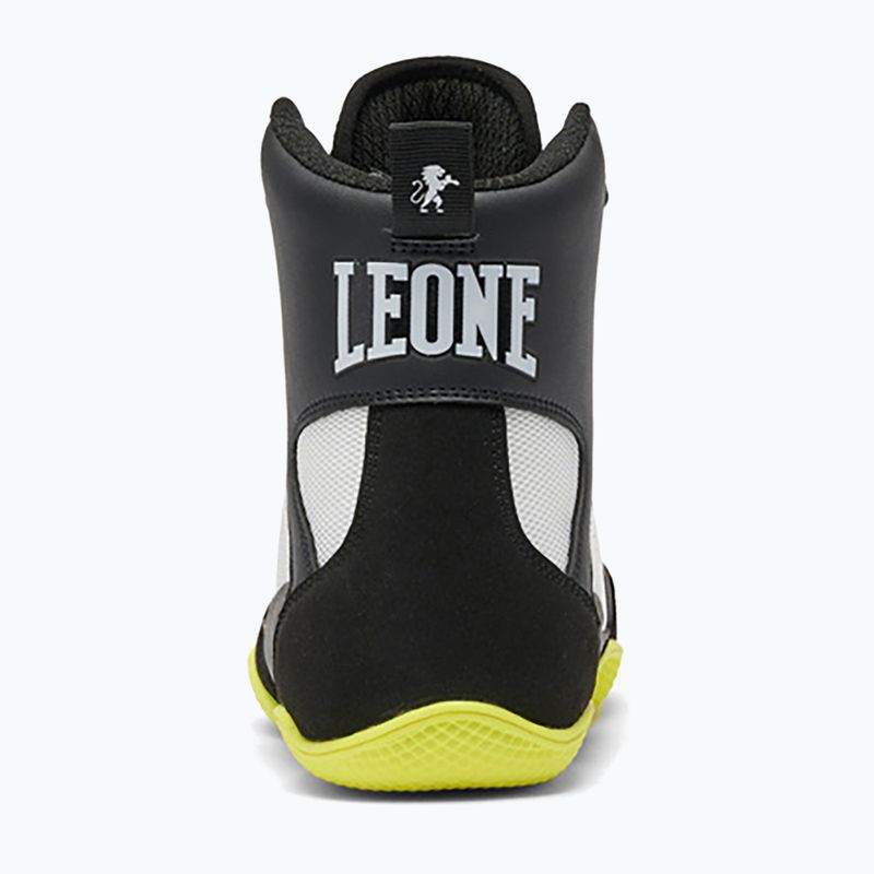 Boxschuhe LEONE 1947 Premium Boxing black/lime/black/lime 4