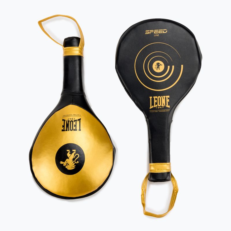 Leone 1947 Speed Line Boxing Paddles schwarz und gold GM551 2