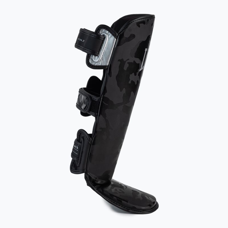 Leone 1947 Camoblack schwarz PT157 Schienbeinschützer 2