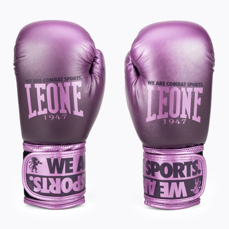 LEONE 1947 Schattierte lila Boxhandschuhe GN328