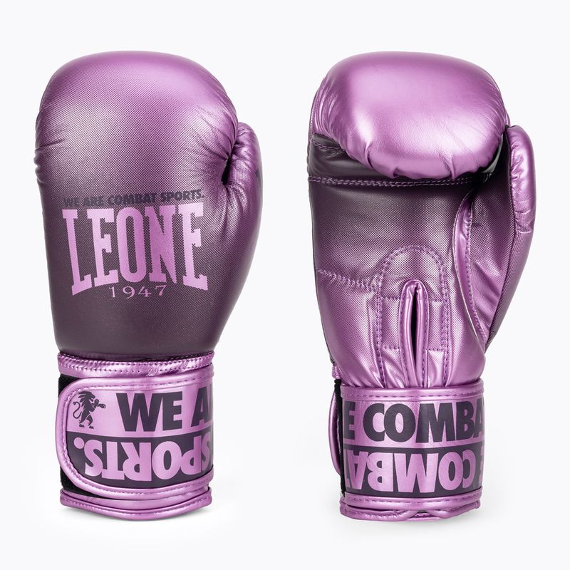 LEONE 1947 Schattierte lila Boxhandschuhe GN328 3