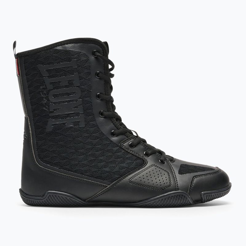 LEONE 1947 Professional Boxing Stiefel schwarz 7