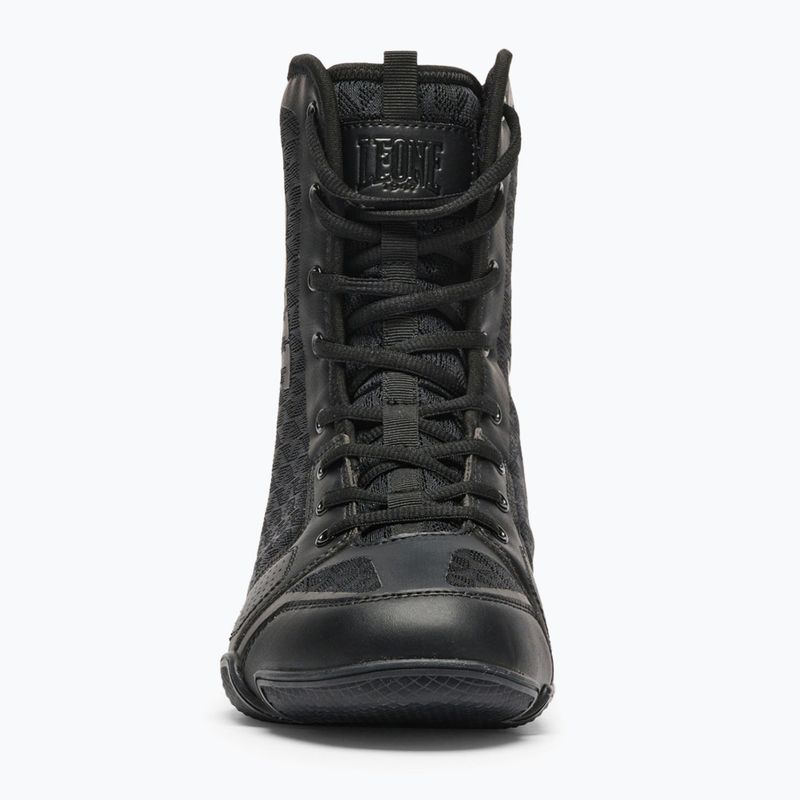 LEONE 1947 Professional Boxing Stiefel schwarz 9