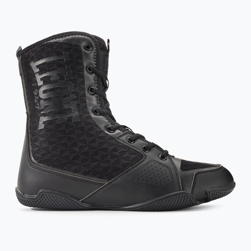 LEONE 1947 Professional Boxing Stiefel schwarz 2