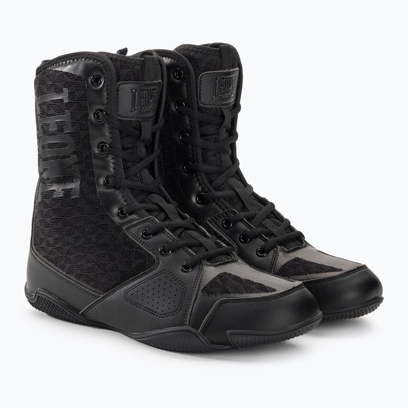 LEONE 1947 Professional Boxing Stiefel schwarz 4