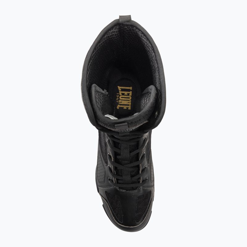 LEONE 1947 Professional Boxing Stiefel schwarz 6