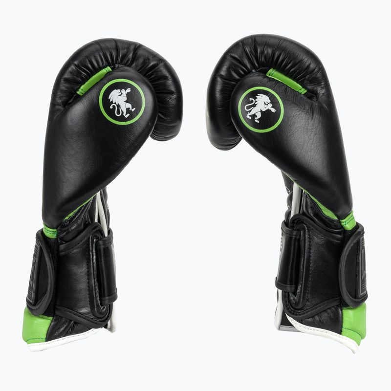 Boxhandschuhe LEONE 1947 Il Tecnico N3 black/green 5