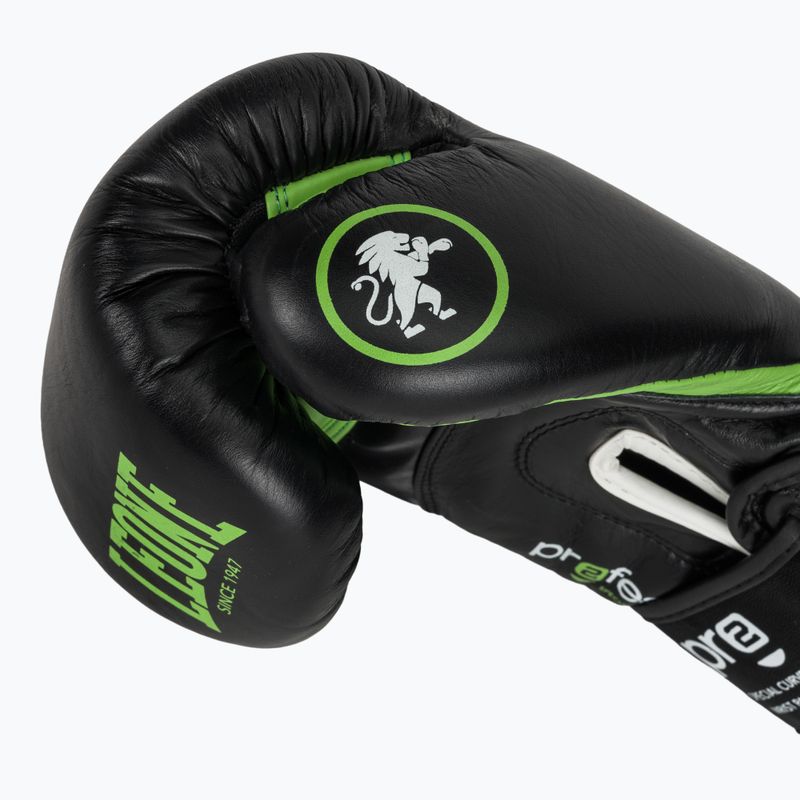 Boxhandschuhe LEONE 1947 Il Tecnico N3 black/green 8