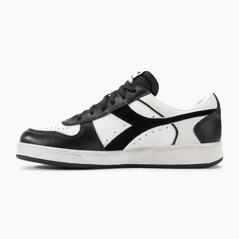 Diadora Magic Basket Low Icona Leder schwarz/weiss Schuhe 3