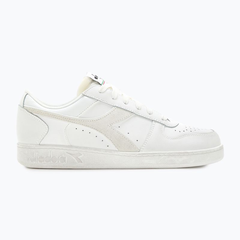 Diadora Magic Basket Low Icona Leder weiß/weiß Schuhe 11