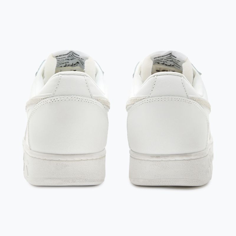 Diadora Magic Basket Low Icona Leder weiß/weiß Schuhe 12