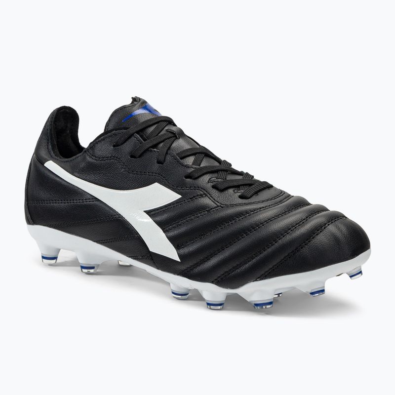 Herren Diadora Brasil Elite 2 LT LP12 Fußballschuhe schwarz und weiß DD-101.179061-D0214-40