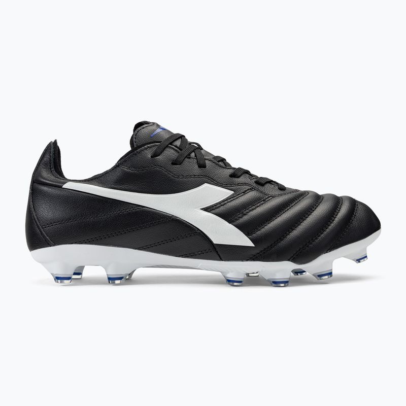 Herren Diadora Brasil Elite 2 LT LP12 Fußballschuhe schwarz und weiß DD-101.179061-D0214-40 2