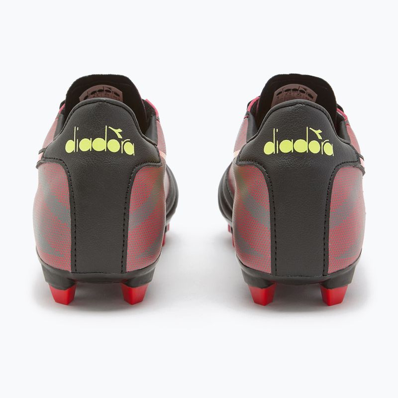 Herren Diadora Brasil Elite Veloce R LPU Fußballschuhe schwarz und rot DD-101.179181-D0136-39