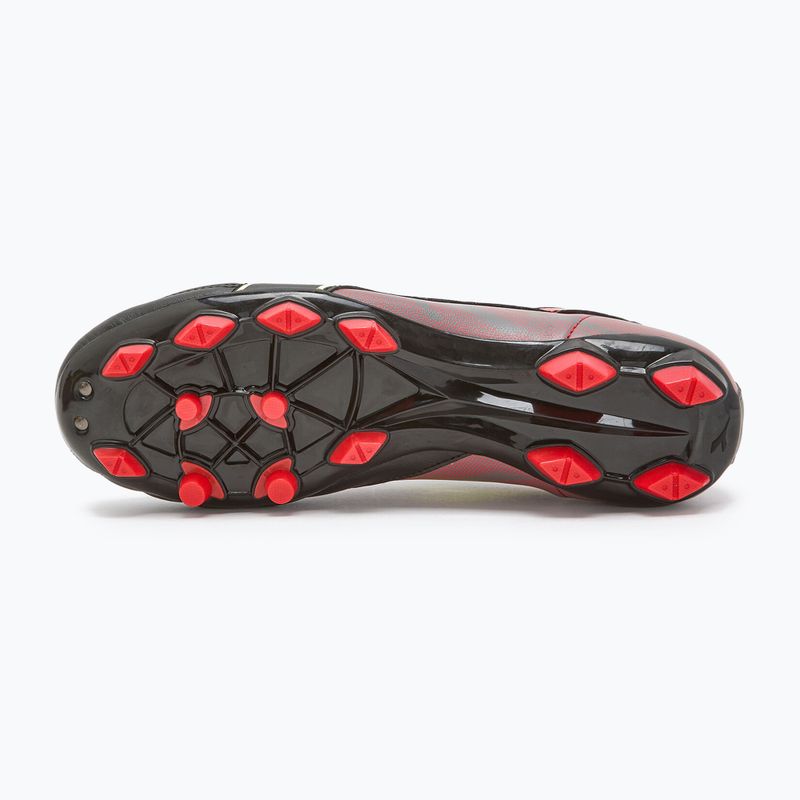Herren Diadora Brasil Elite Veloce R LPU Fußballschuhe schwarz und rot DD-101.179181-D0136-39