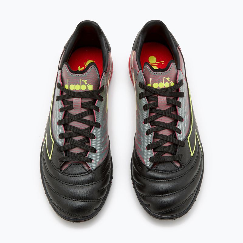 Herren Diadora Brasil Elite Veloce R TFR Fußballschuhe schwarz und rot DD-101.179182-D0136-40 11