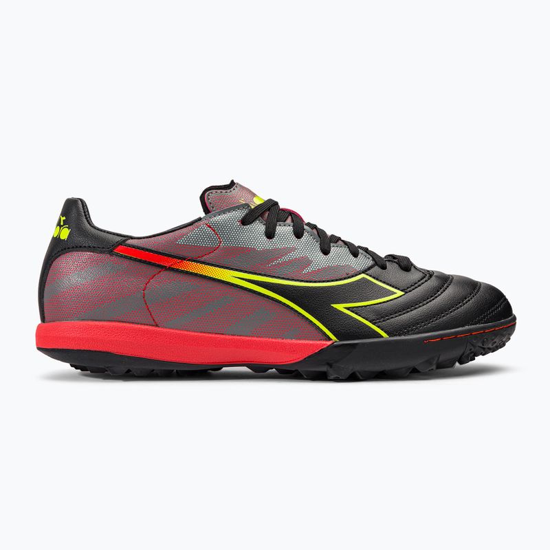 Herren Diadora Brasil Elite Veloce R TFR Fußballschuhe schwarz und rot DD-101.179182-D0136-40 2