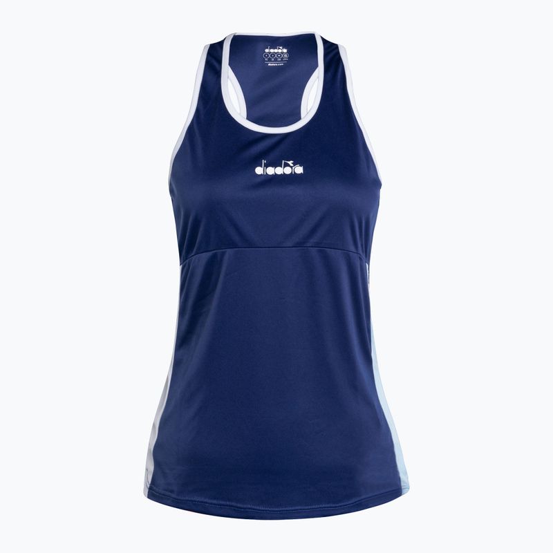Tennisshirt Damen Diadora Core Tank blau DD-12.179174-613