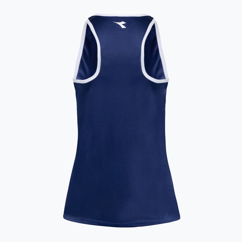 Tennisshirt Damen Diadora Core Tank blau DD-12.179174-613 2