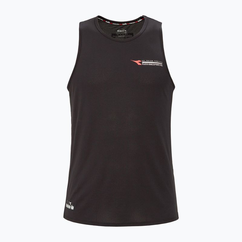 Herren Diadora Super Light Tank Be One Laufshirt schwarz DD-102.179161-80013 6