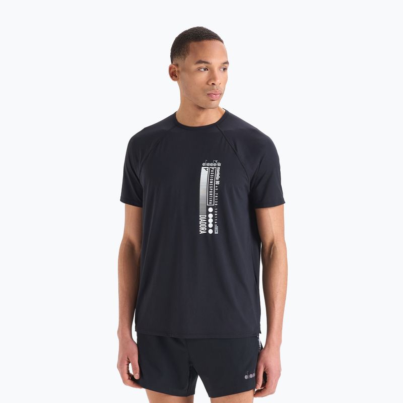 Herren Diadora Super Light Be One Laufshirt schwarz DD-102.179160-80013