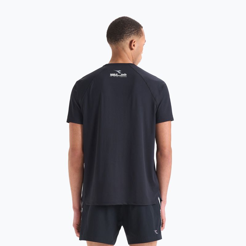 Herren Diadora Super Light Be One Laufshirt schwarz DD-102.179160-80013 3