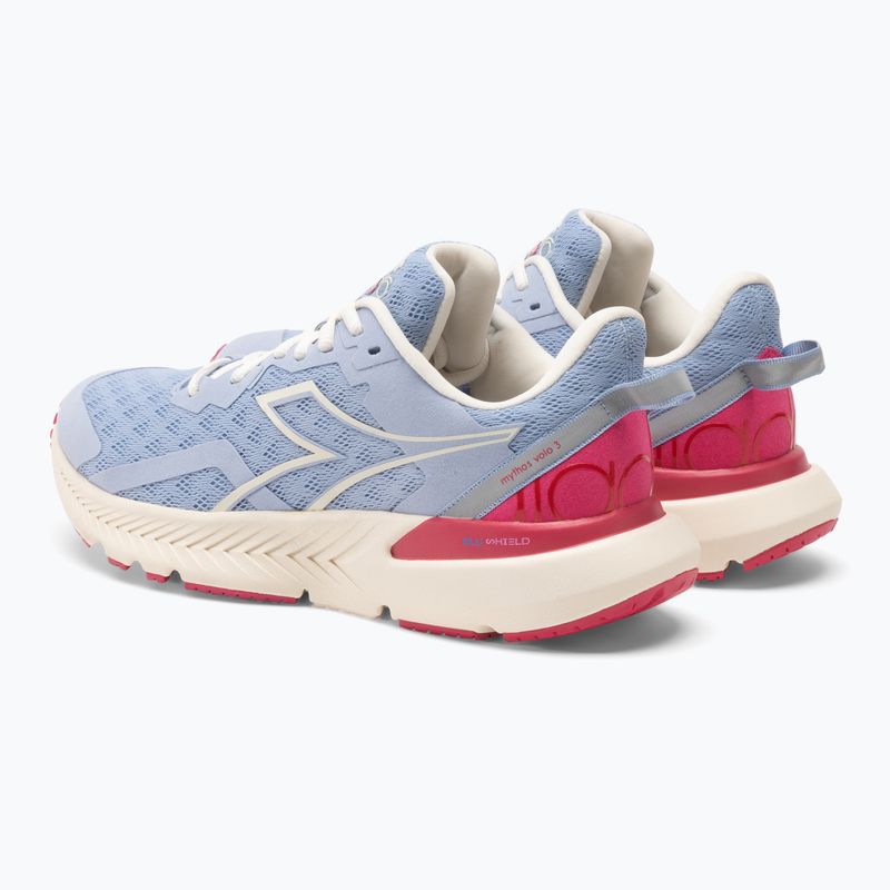 Damen Laufschuhe Diadora Mythos Blushield Volo 3 kentucky blu/whisper weiß 3