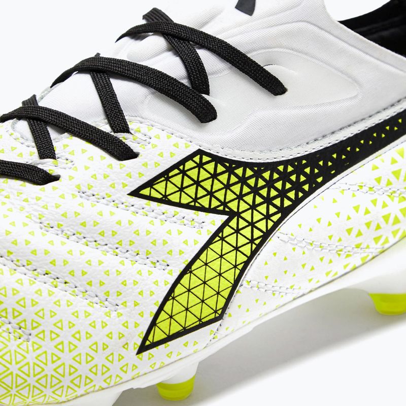Herren Diadora Brasil Elite Tech GR LPX Fußballschuhe weiß/schwarz/fluo gelb 15