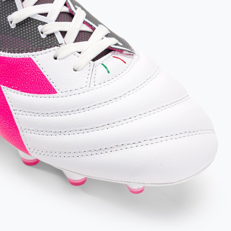 Herren Diadora Brasil Elite Veloce GR ITA LPX Fußballschuhe weiß/rosa fluo/blau fluo 7