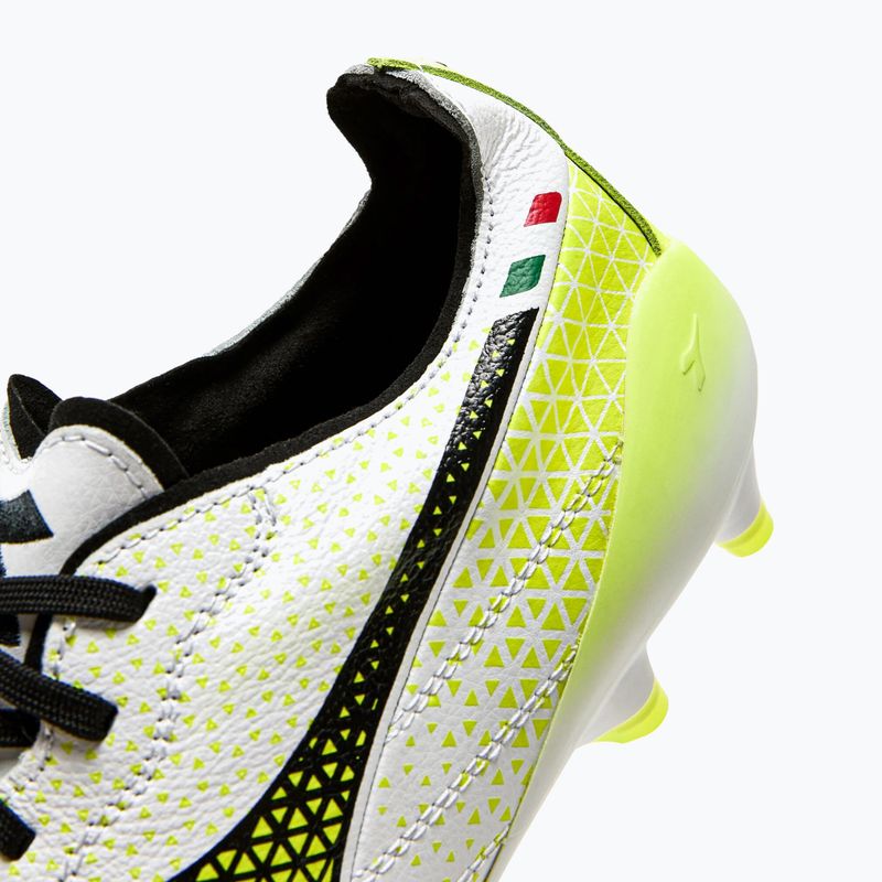 Herren Diadora Brasil Elite Tech GR ITA LPX Fußballschuhe weiß/schwarz/fluo gelb 16