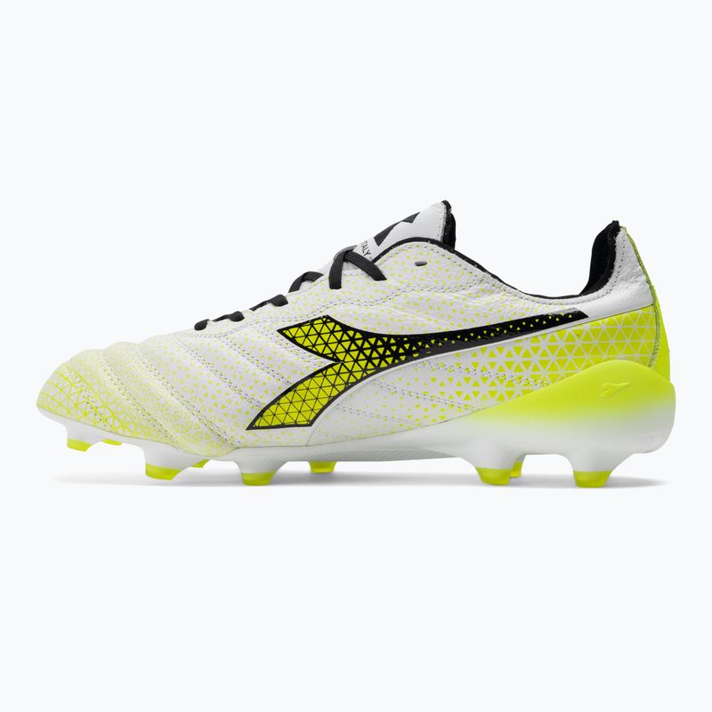 Herren Diadora Brasil Elite Tech GR ITA LPX Fußballschuhe weiß/schwarz/fluo gelb 10