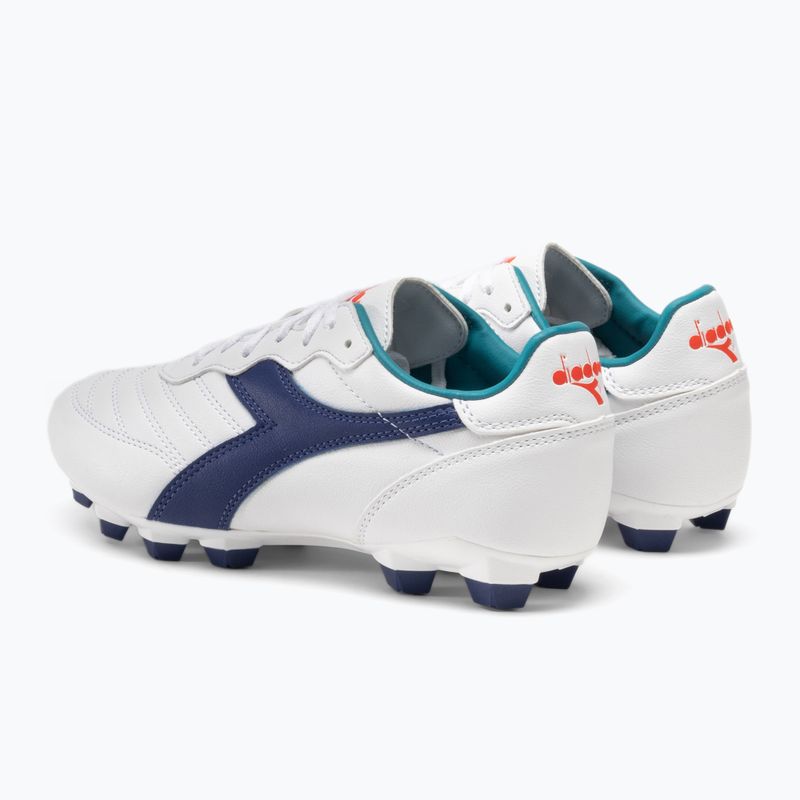 Kinder Fußballschuhe Diadora Brasil 2 R LPU JR weiß/navy 3