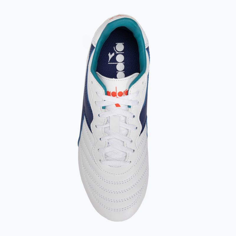 Kinder Fußballschuhe Diadora Brasil 2 R LPU JR weiß/navy 6
