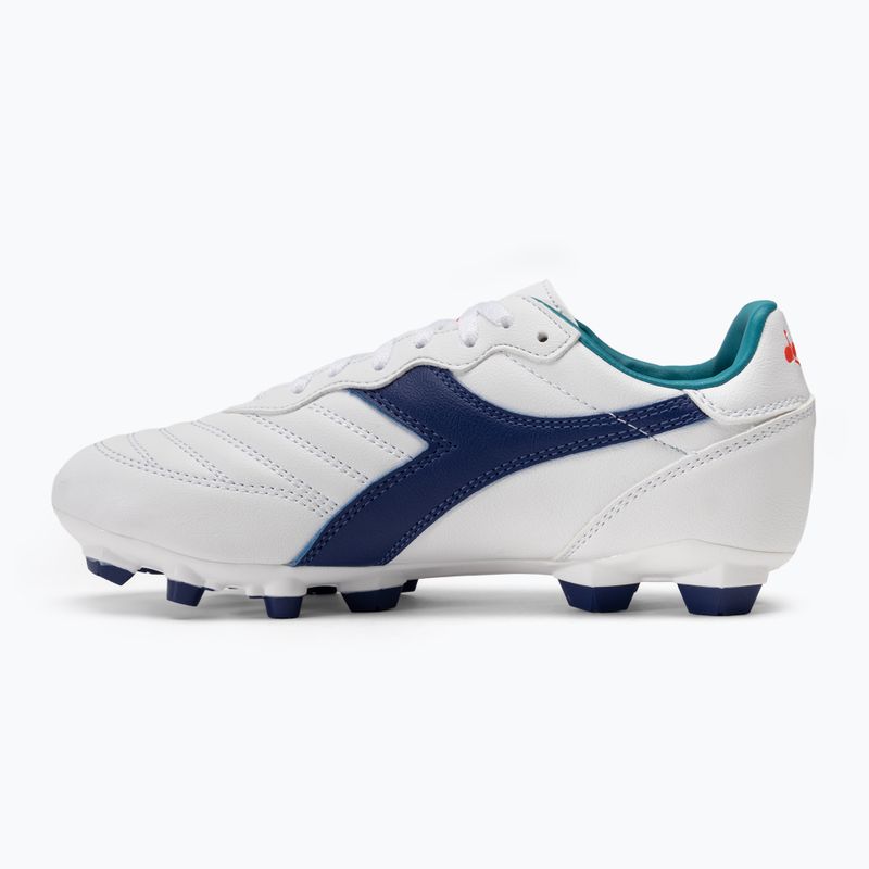 Kinder Fußballschuhe Diadora Brasil 2 R LPU JR weiß/navy 10