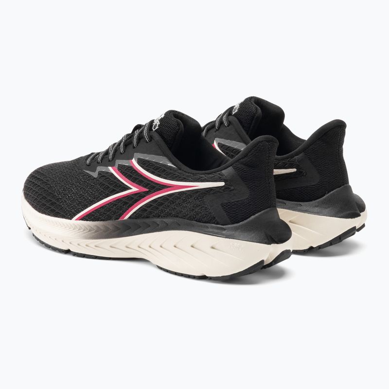 Damen Laufschuhe Diadora Strada Schwarz/Flüsterweiß 3