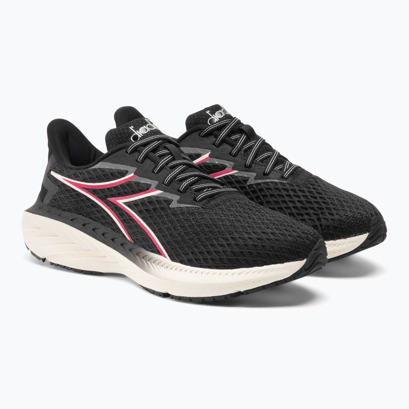 Damen Laufschuhe Diadora Strada Schwarz/Flüsterweiß 4