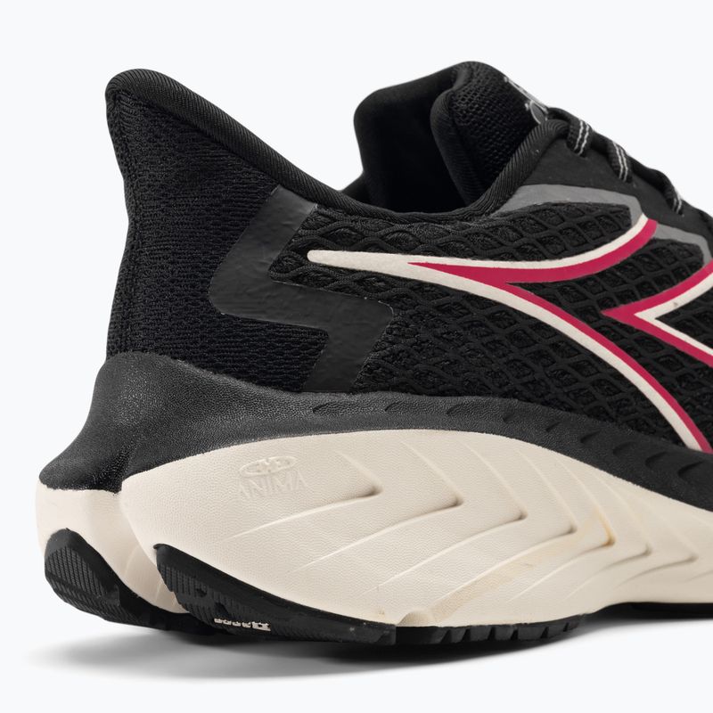 Damen Laufschuhe Diadora Strada Schwarz/Flüsterweiß 9