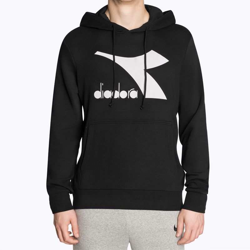 Herren Diadora Hoodie Core nero