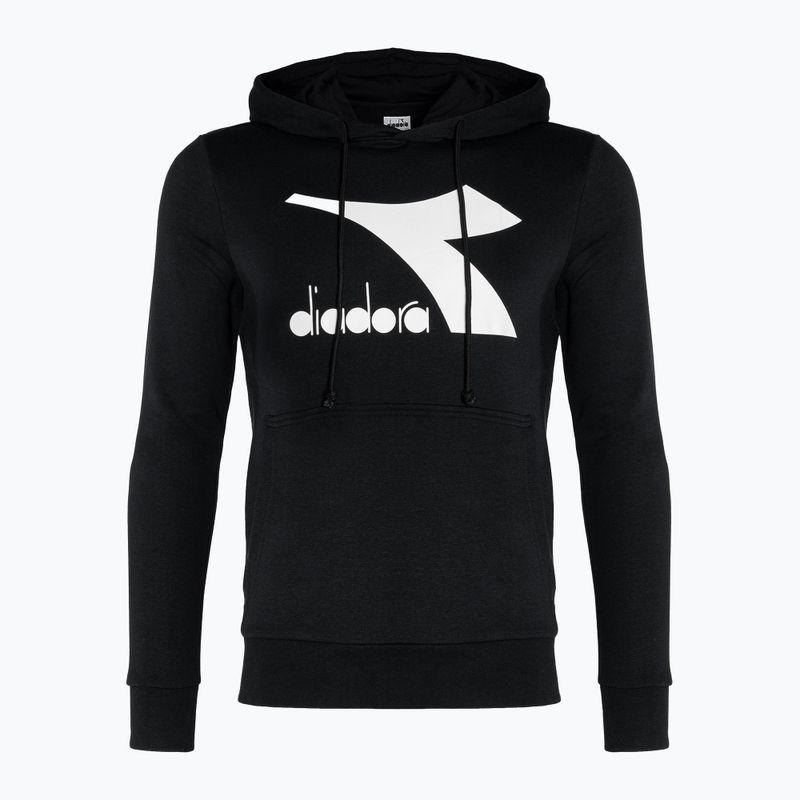 Herren Diadora Hoodie Core nero 4