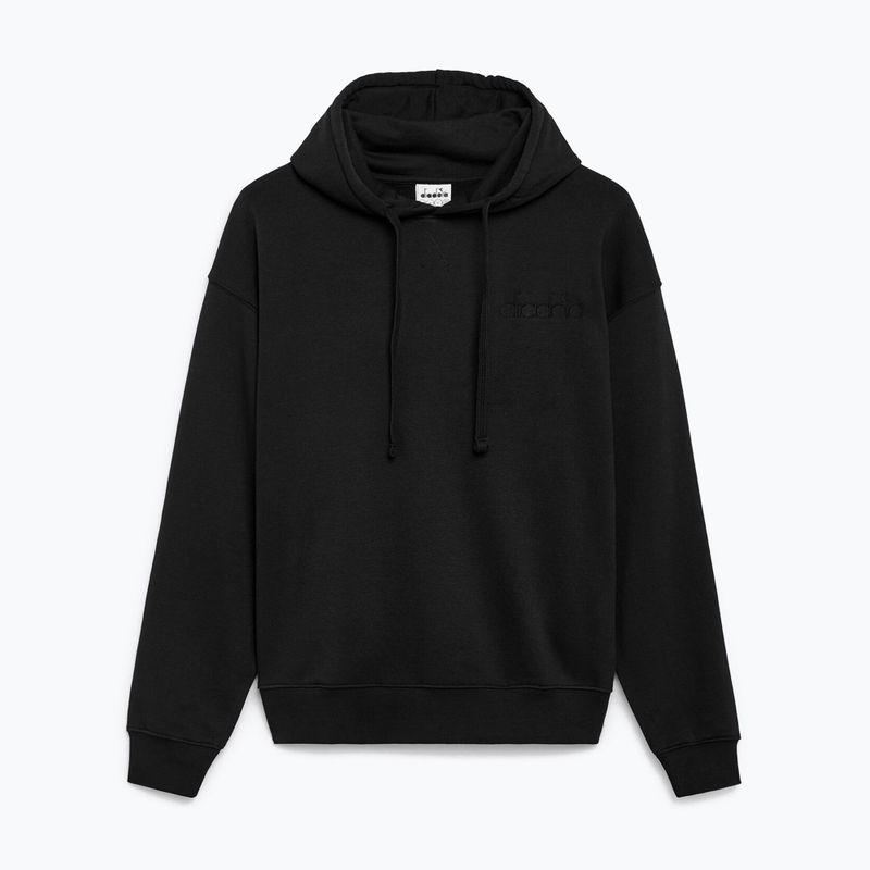 Diadora Hoodie Athletic Logo schwarz 3