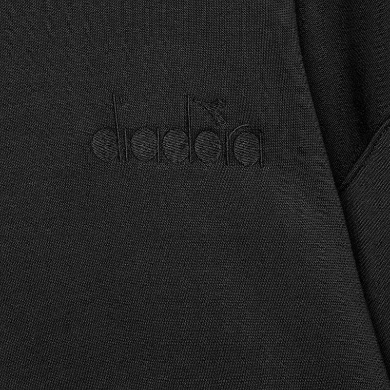 Diadora Hoodie Athletic Logo schwarz 4